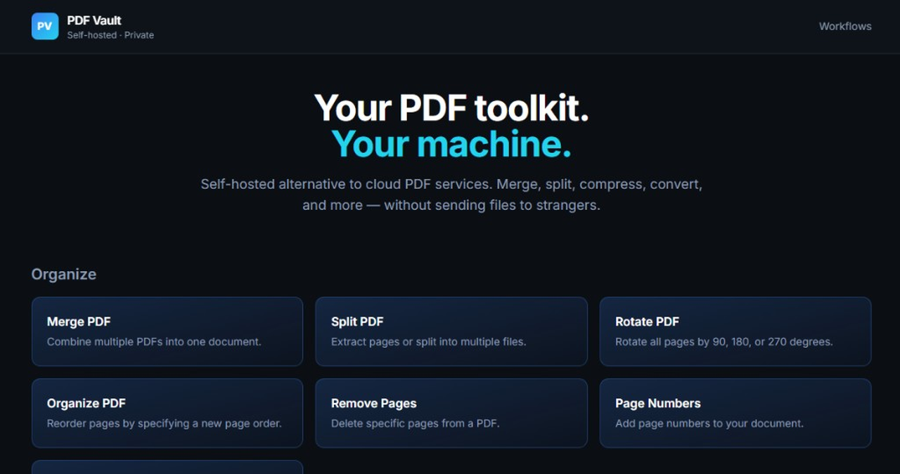PDF Vault toolkit preview